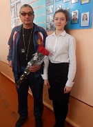 Линейка, посвященная Дню вывода советских войск из Афганистана (15 февраля 2017г.)