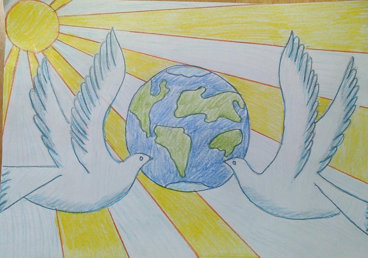 День мира рисунки