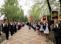 Открытие Аллеи Памяти в п.Каменоломни (8 мая 2015 г.)