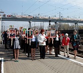 Встреча ретро-поезда